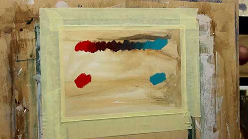 油画笔触的松紧