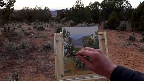 外光派沙漠绘画教程