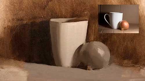 怎么处理油画边缘线