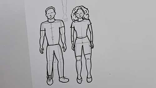 人物插画入门：身体