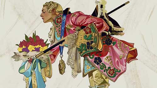 临摹插画家莱恩德克尔的作品