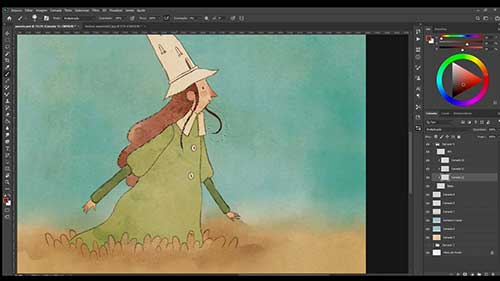 数字卡通画教程