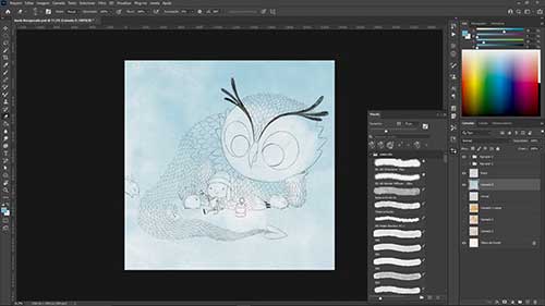 数字儿童插画教程