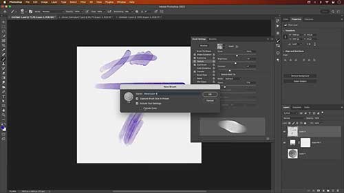 数字画水彩笔刷的制作