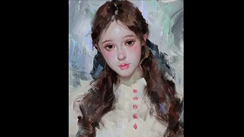 丙烯人物画教程2