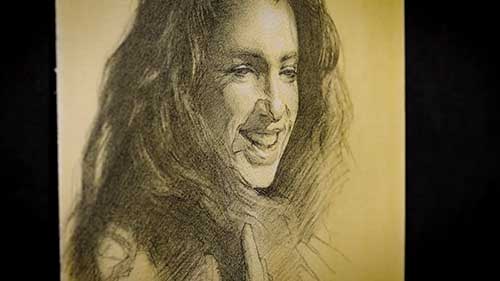 怎么用铅笔描绘笑容