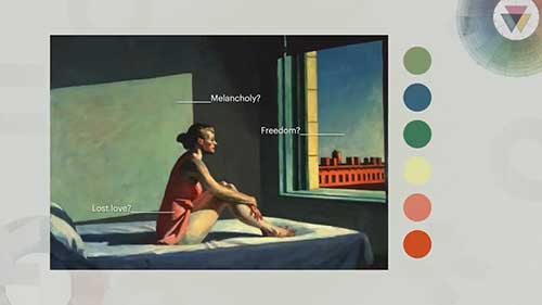 运用色彩理论分析画作