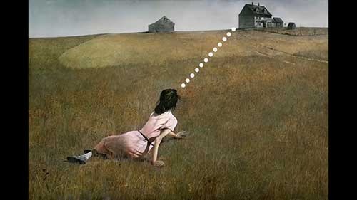 蛋彩画《克利斯蒂娜的世界》