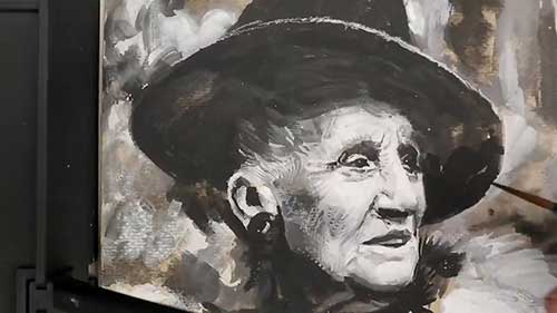 水粉人物画技巧