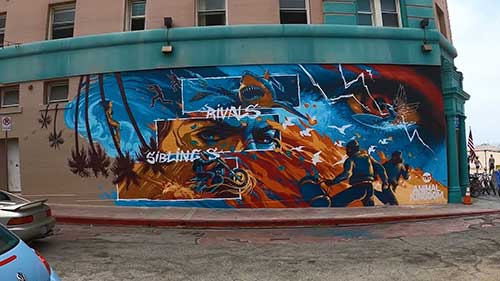 威尼斯海滩的公共壁画