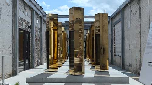 《城市精神》艺术装置