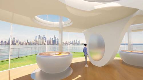 拉花艺术文化展示设计