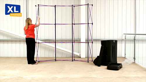 如何设置弹出式展示架