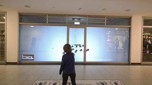 交互式艺术橱窗