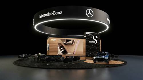 梅赛德斯奔驰展台设计