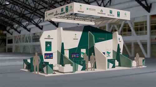 创建3D展台设计背景