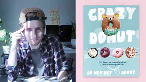 如何设计甜甜圈传单