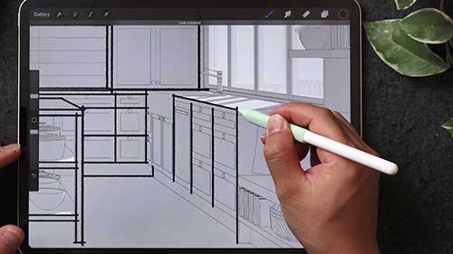 iPad手绘室内设计