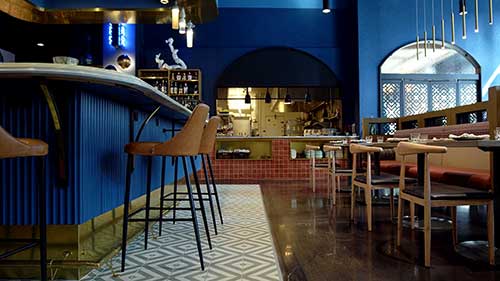 地中海旅行餐厅内部设计