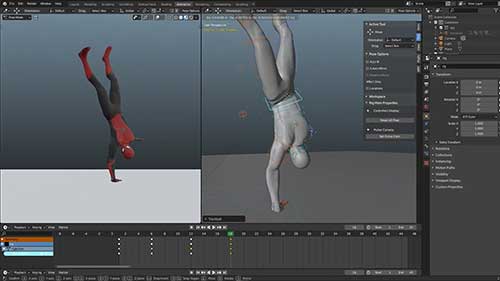 如何创建三维动画打斗场景01