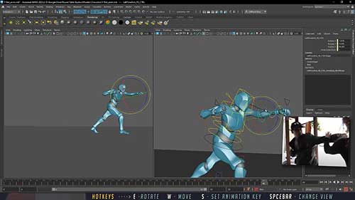 如何创建三维动画打斗场景02