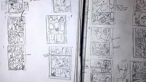 制作漫画故事板