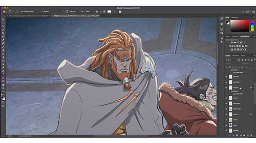 如何为漫画角色上色