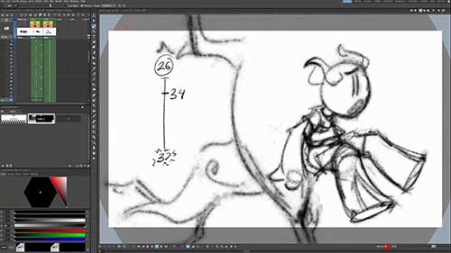 二维动画教程：转头练习