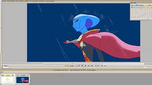 如何给动画上色