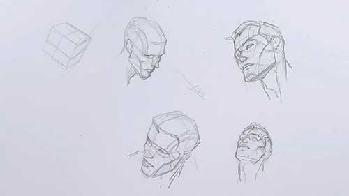 漫画大师教你画：如何画头