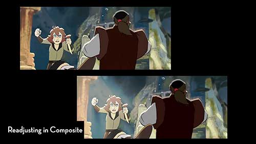 如何处理动画项目的背景