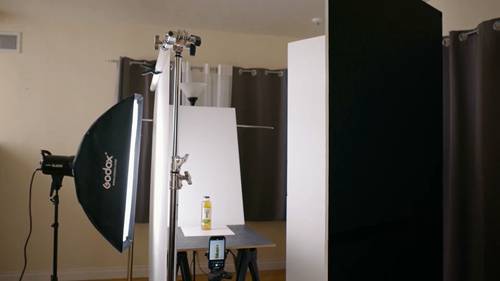 手机拍摄瓶装产品