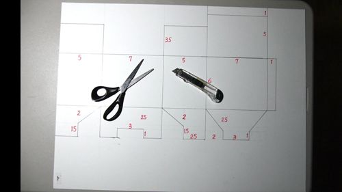 自制纸盒设计模板