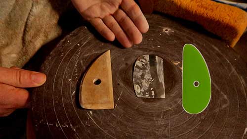 陶艺工具：刮片