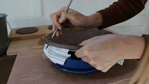 陶盘的制作过程