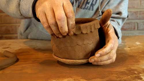 泥条成型的技巧