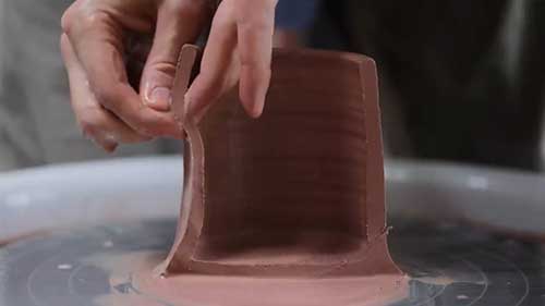 拉坯成型3拔高和定型