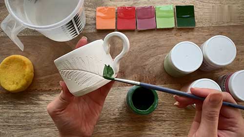 釉的类型和施釉技法