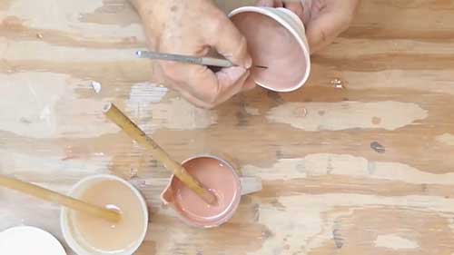 釉料准备与刷釉