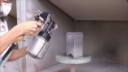 怎么用喷枪喷釉