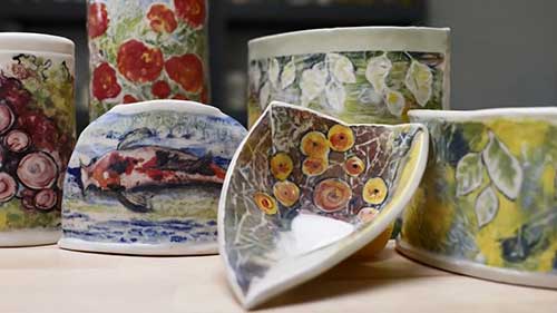 陶瓷彩绘及肌理装饰