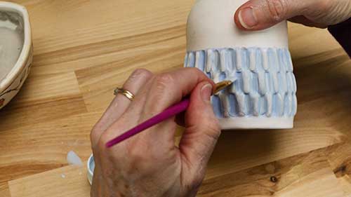 五种陶罐样式2釉装饰