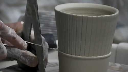 陶瓷雕刻：刻线法