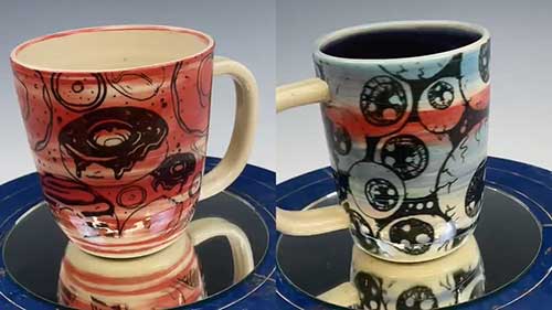 陶瓷釉下贴花技巧