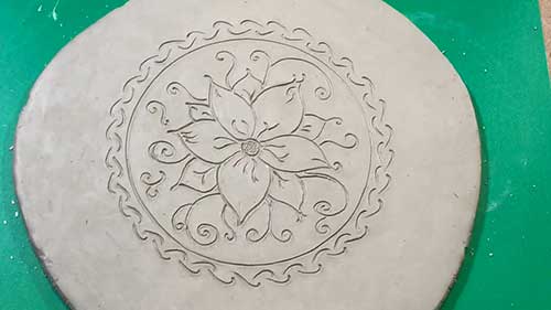 制作陶艺印花模具