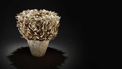 细腻的陶瓷雕花艺术