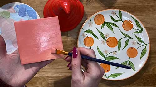 涂绘均匀的技巧