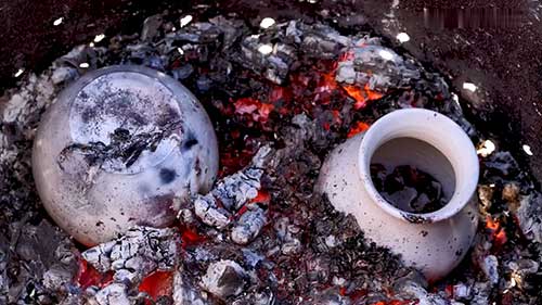 陶瓷烧成：桶烧