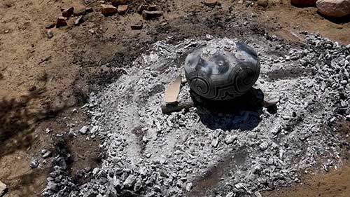 户外烧成的注意事项