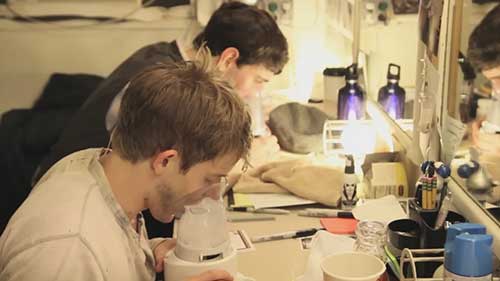 《新闻男孩》演员热身